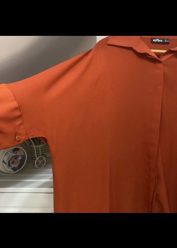 Yarasa kol gömlek tunik - Görsel 6