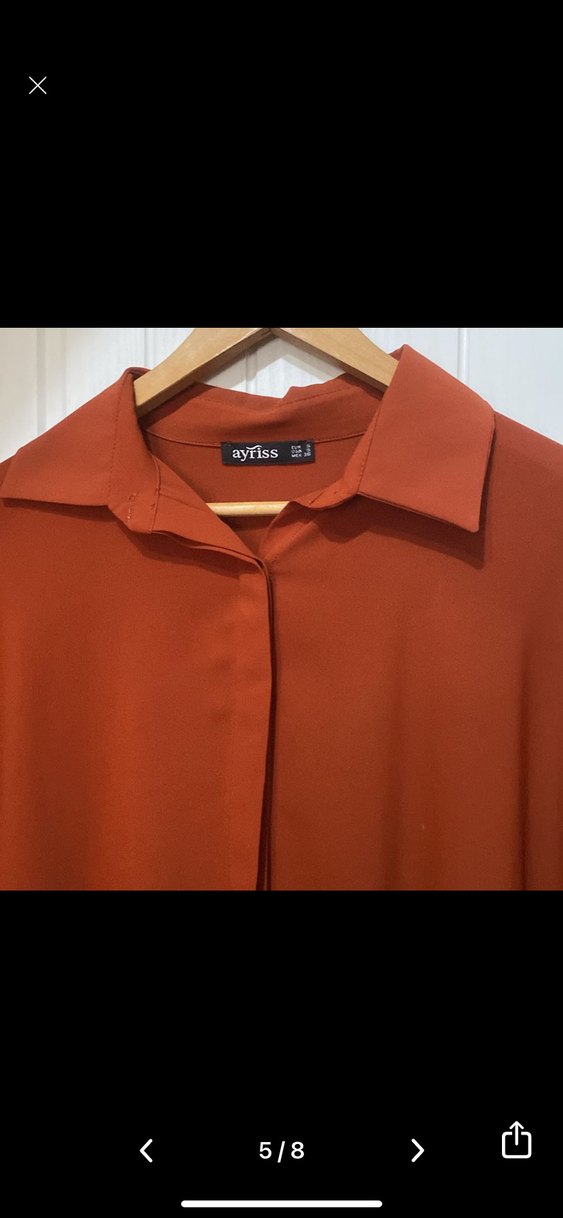 Yarasa kol gömlek tunik - Görsel 5