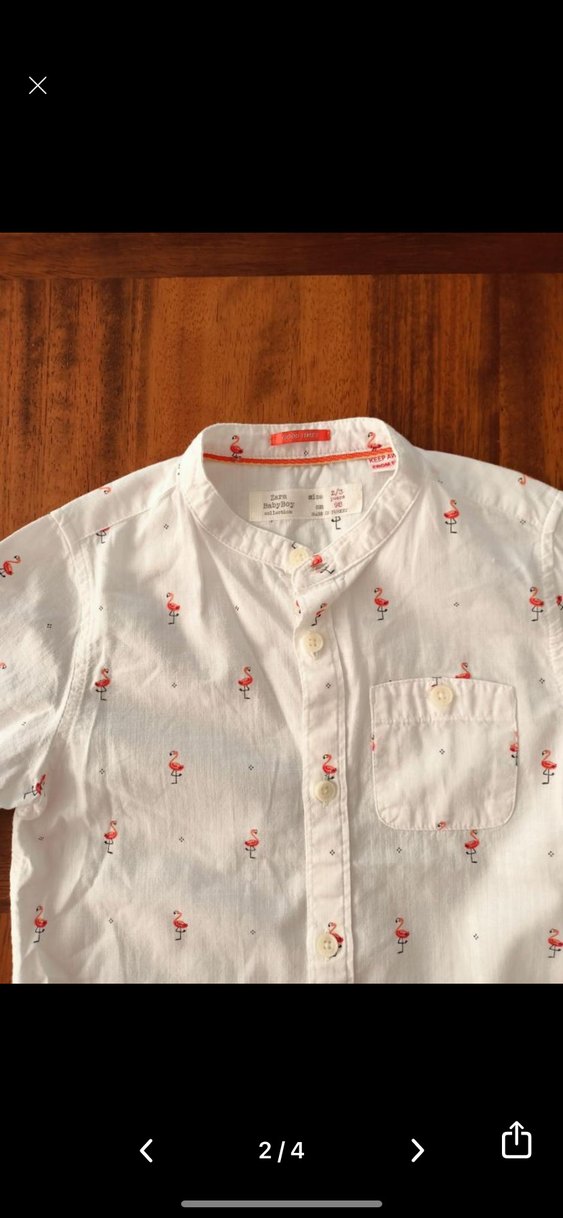 Erkek Çocuk Bohem Uzun Kollu Beyaz Gömlek - Görsel 2