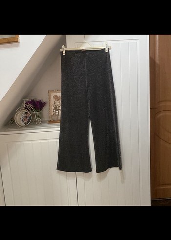 Gri Uzun Kollu Salaş Kadın Abiye takım - Görsel 4