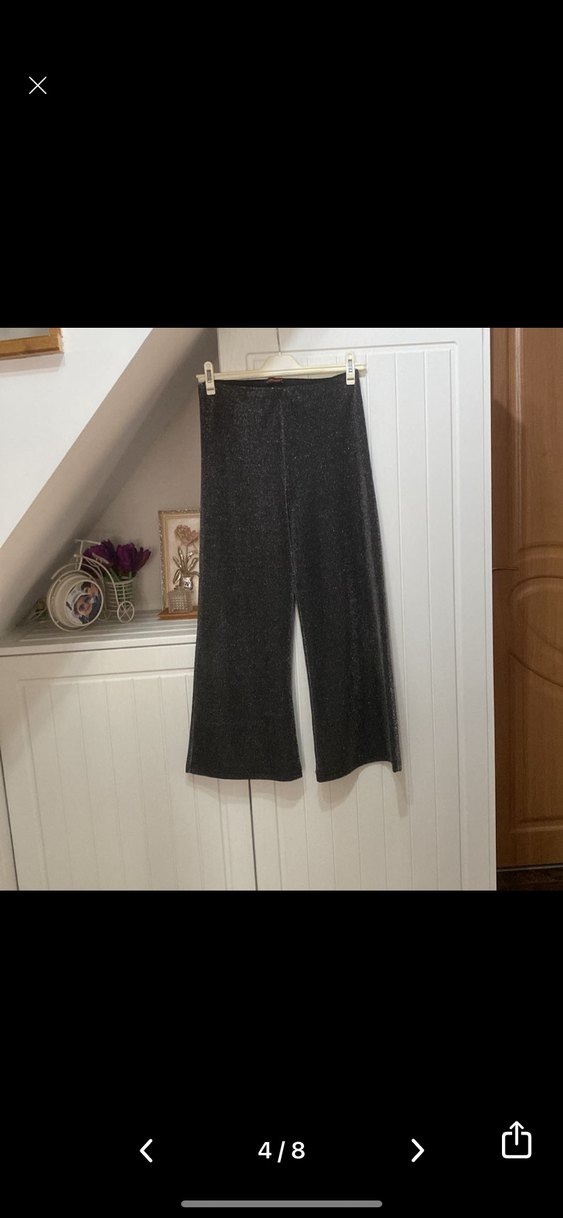 Gri Uzun Kollu Salaş Kadın Abiye takım - Görsel 4