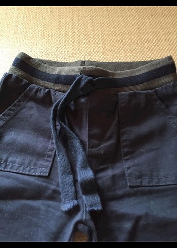 Koyu Mavi Erkek Çocuk Bol Kesim Kot Pantolon - Görsel 2