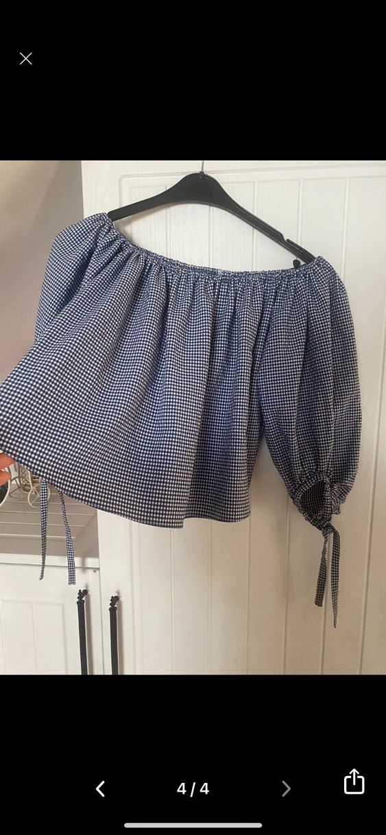 Bohem tarzı kısa kolları bağcıklı - Görsel 3