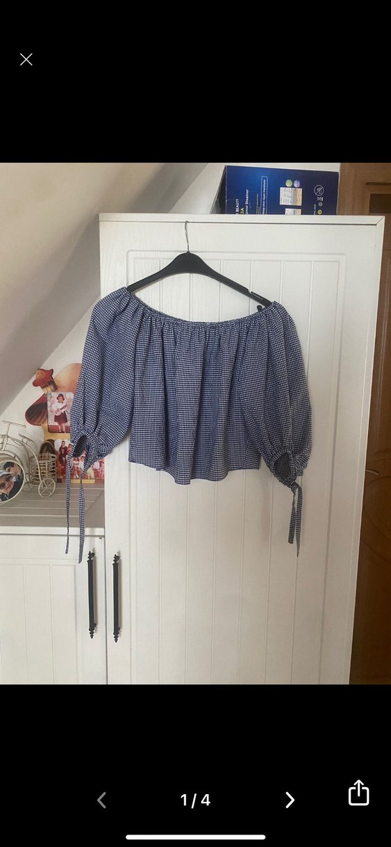 Bohem tarzı kısa kolları bağcıklı - Görsel 2