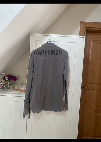 Gri Uzun Kollu Erkek Keten Gömlek - Görsel 4