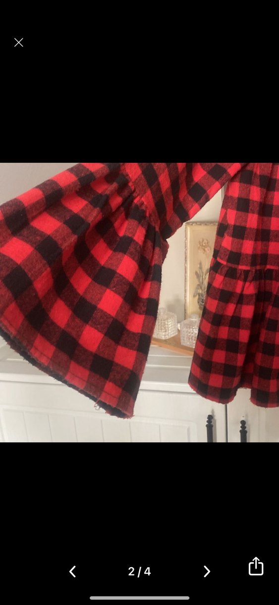 Ekoseli çocuk bluz - Görsel 5