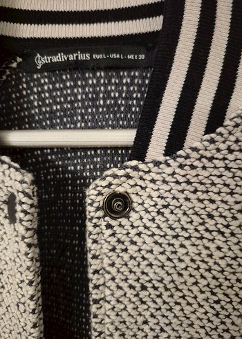 Gri Kadın Bomber Ceket, Rahat Kesim, Uzun Kollu - Görsel 5