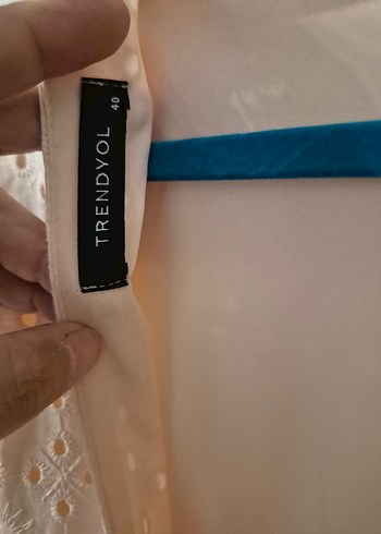 Dantel detaylı pembe uzun boy elbise - Görsel 5