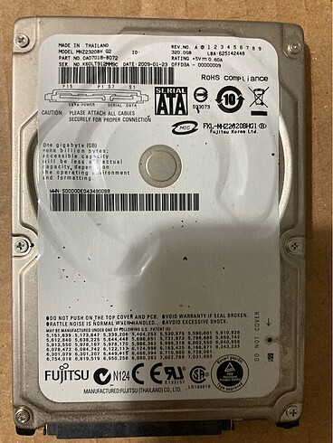 Fujitsu 320 GB HDD