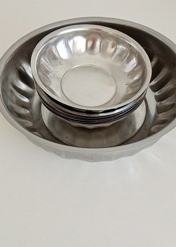 Paslanmaz çelik salata kase takımı - Görsel 7