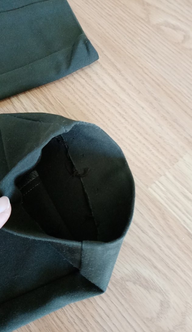 Kadın haki Midi Kumaş Pantolon - Görsel 5