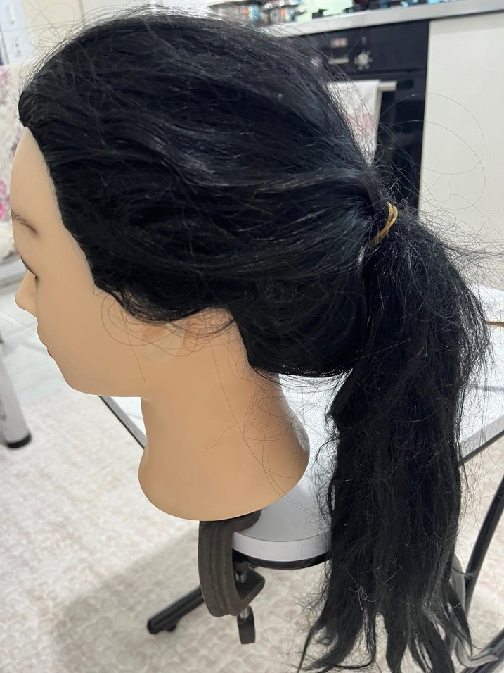 Saç mankeni kuaför eğitim mankeni - Görsel 2