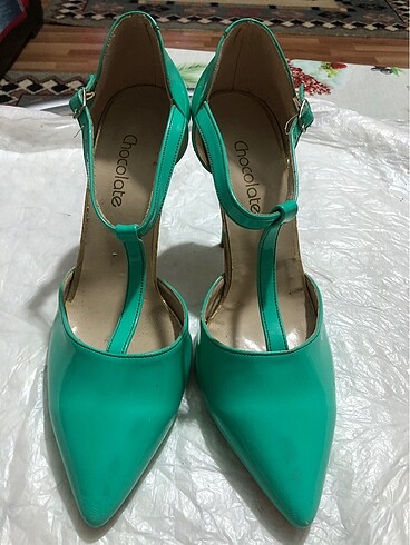 40 no yeşil sivri burun Stiletto?