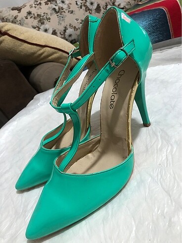 Diğer 40 no yeşil sivri burun Stiletto?
