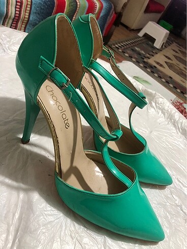 40 Beden 40 no yeşil sivri burun Stiletto?