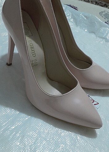 40 Beden 40 no açık bej @ten rengi sivri topuk stiletto