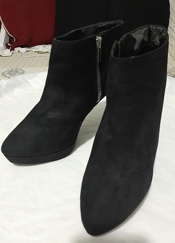 Bershka 37 no nubuk siyah bot BERSHKA marka