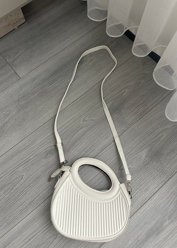 Diğer Ekru Mini Capraz Canta