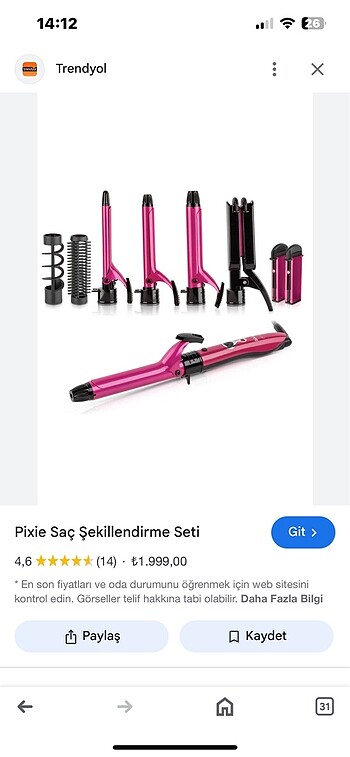 Sıfır urun sadece maşa başlıgı bırkez denendı hedıye geldı kulla