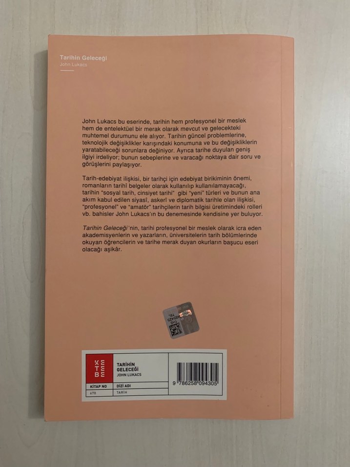 Tarihin Geleceği John Lukacs - Görsel 3