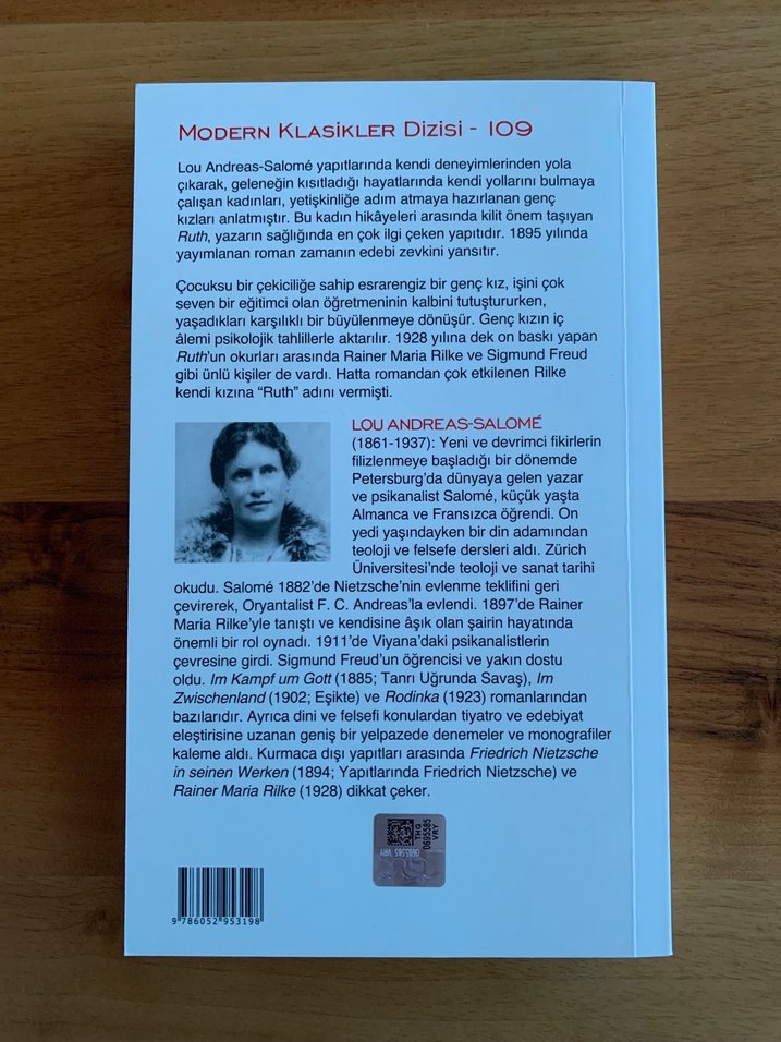 Lou Andreas-Salomé - Ruth - Görsel 2