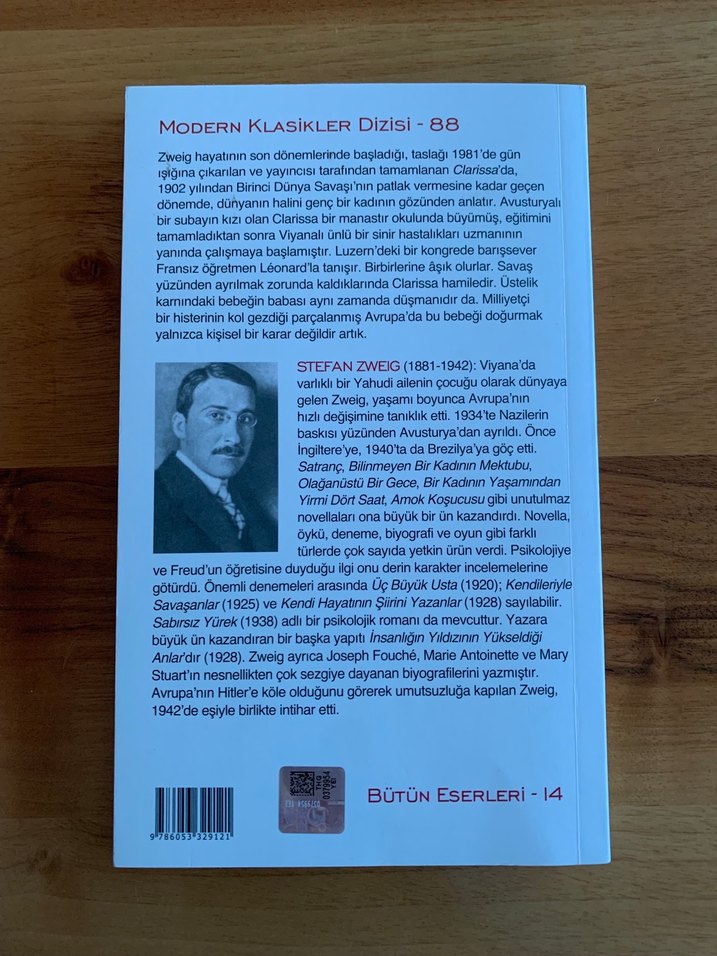 Clarissa - Stefan Zweig - Görsel 2