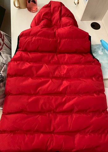 Burberry Unisex Kırmızı Yelek - Görsel 8