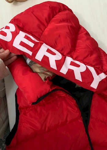 Burberry Unisex Kırmızı Yelek - Görsel 5