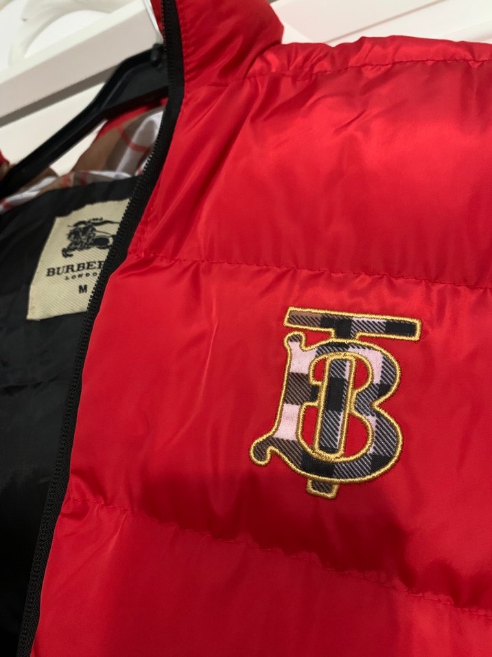 Burberry Unisex Kırmızı Yelek - Görsel 3