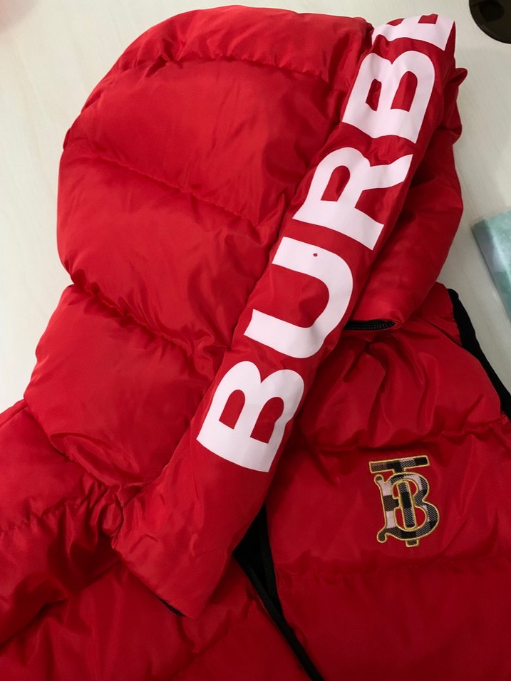 Burberry Unisex Kırmızı Yelek - Görsel 4