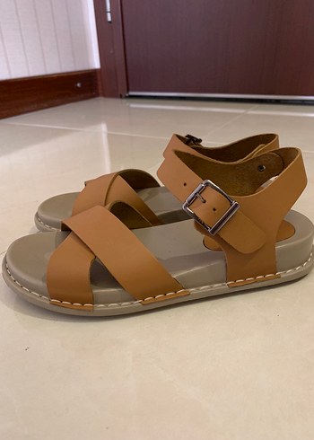 Kadın Dolgu Topuklu Sandalet - Görsel 5