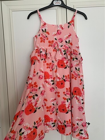 Panço Çiçek Desenli Elbise - Görsel 5