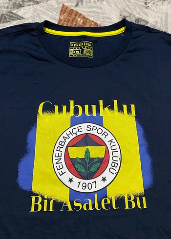 Fenerbahçe Baskılı Lacivert Erkek Tişört - Görsel 3