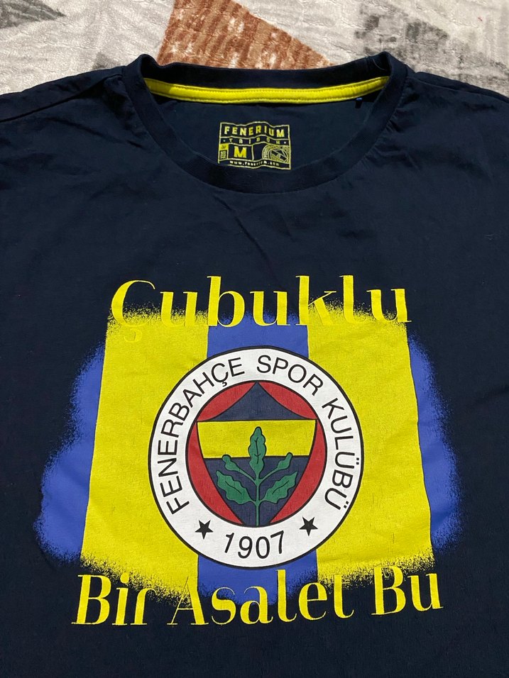 Fenerbahçe Baskılı Lacivert Erkek Tişört - Görsel 4