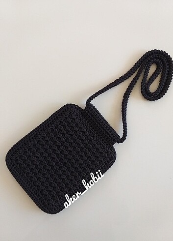 Örgü Telefon Çantası/Minibag