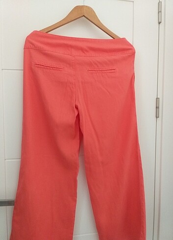 36 Beden turuncu Renk Geniş kesim pantalon 