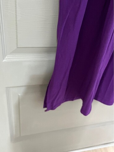 Mor fermuarlı elbise - Görsel 5