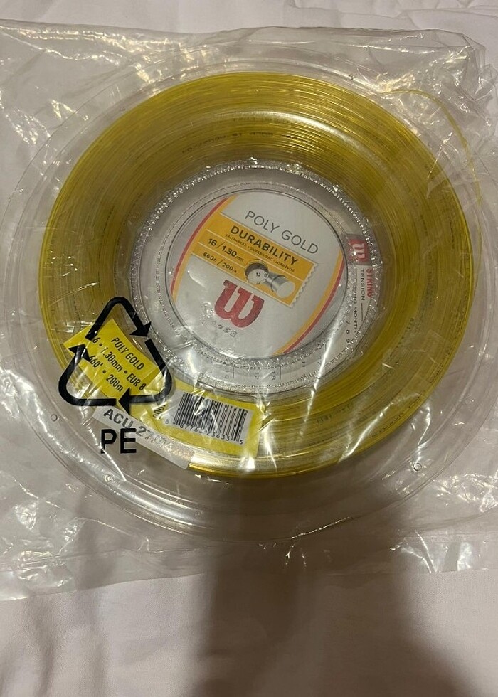 Wilson poly Gold Tenis kordajı  - Görsel 3