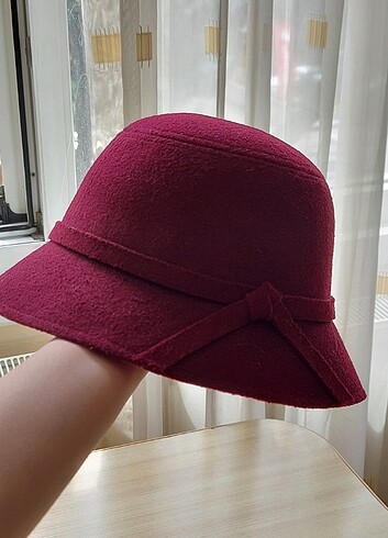 Beden Keçe Bordo Renkli Şapka