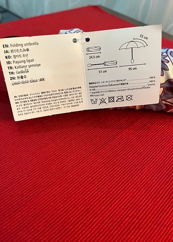 Şeffaf Mavi Çiçek Desenli Kadın Şemsiyesi - Kore Motifleriyle - Görsel 3