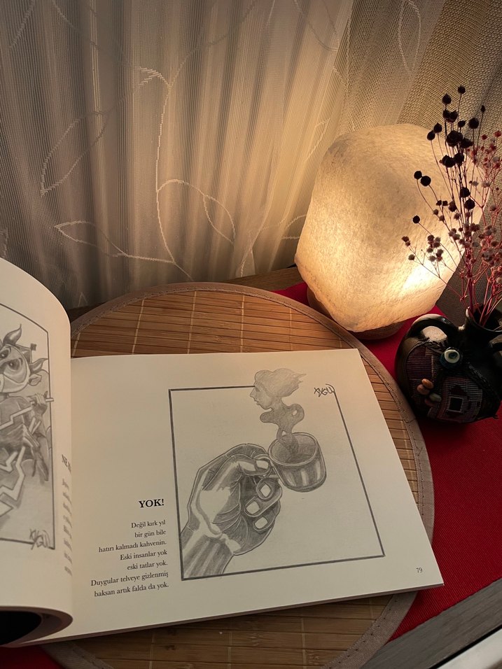 Şiir-i Hat - Şiirlerin İllüstrasyonu Kitabı - Görsel 3