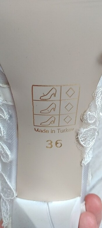 36 Beden beyaz Renk Ayakkabi