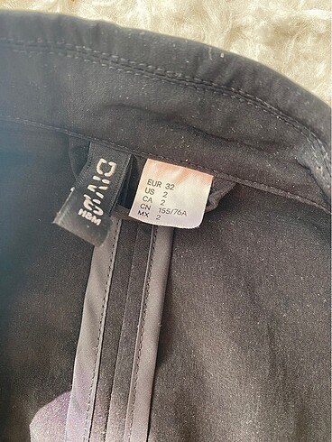 32 Beden siyah Renk H&M dış giyim