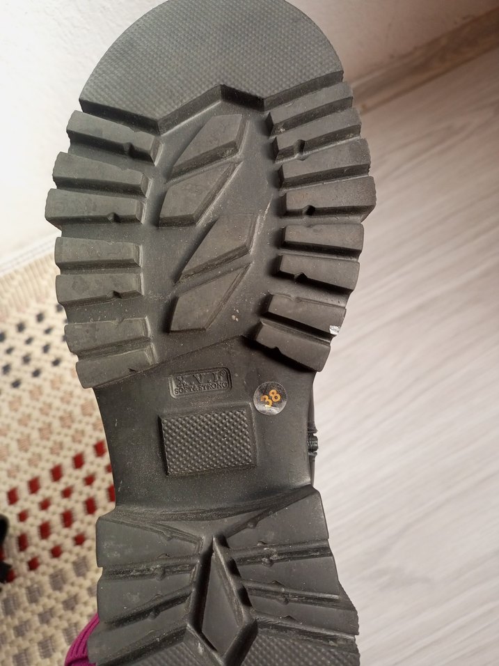 Kadın Siyah Deri desa Bot - Görsel 4