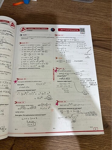 Beden Renk Mert hoca 90 günde ayt matematik video ders kitabı