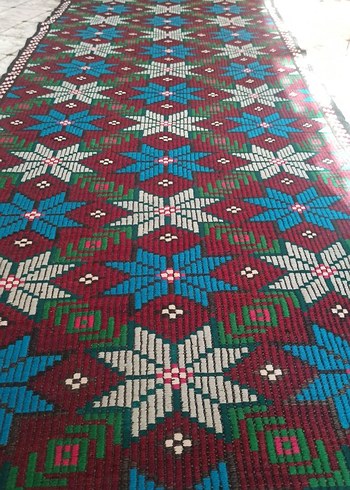Diğer Nakışlı Çok Renkli Geleneksel El dokuması kilim