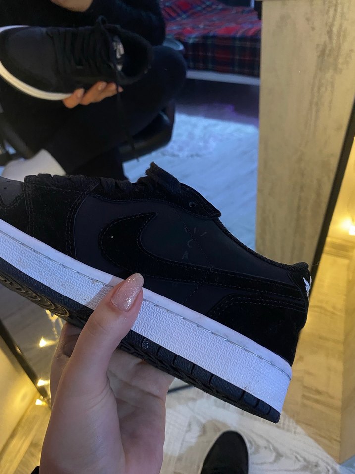 Siyah kadife nike ayakkabı - Görsel 4