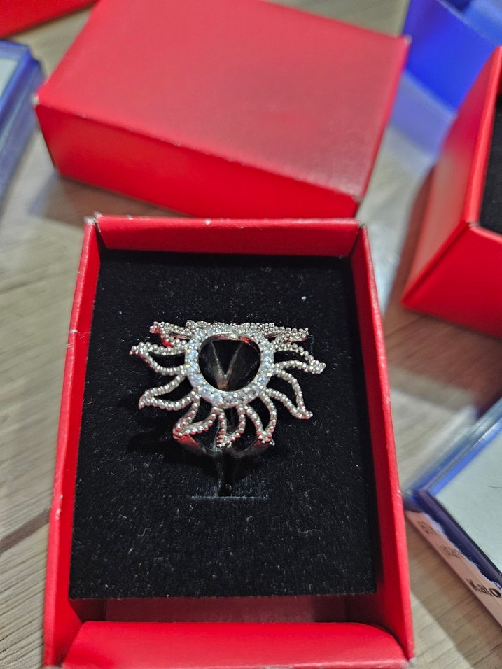 zirkon taşlı imitasyon yüzükler - Görsel 4