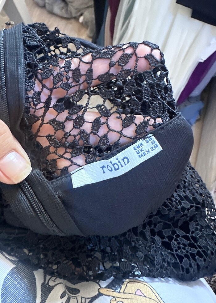 Siyah elbise - Görsel 4