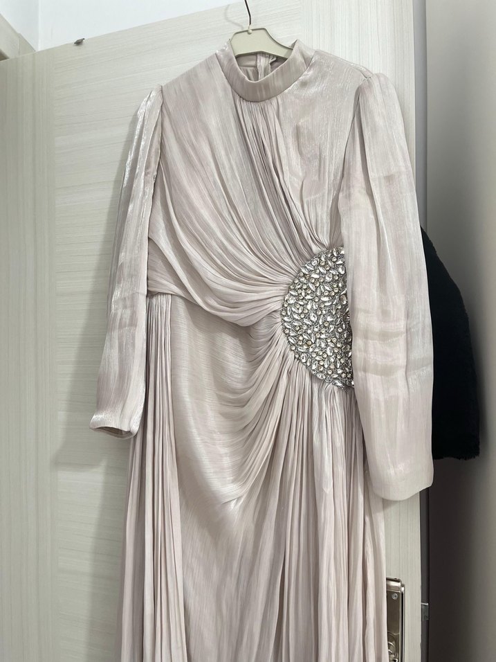 Tesettür elbise abiye - Görsel 2